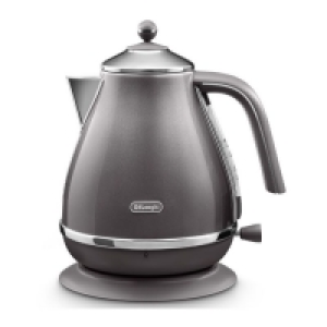 Delonghi Icona Metallics 1.7L Kettle | Grey | KBOT3001.GY