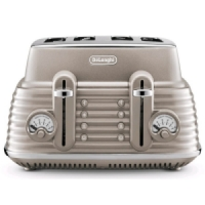 Delonghi Scolpito Beige 4 Slice Toaster CTZS4003.BG