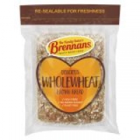 EuroSpar Brennans Natural Recipes Wholewheat Stoneground Sliced Brown Bread