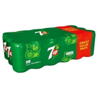 Centra  7UP REGULAR CAN PACK 18 X 330ML