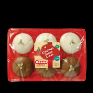Centra Christmas Queencakes 6 Pack 140g