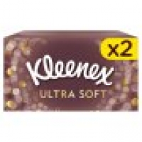 Tesco  Kleenex Ultra Soft Twin Pack Tissues