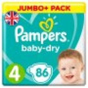 Pampers Baby Dry Size 4 Jumbo+ Pack 8 13.00 €