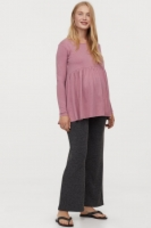 HM  MAMA Cotton-blend jersey top