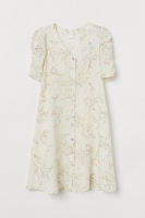HM  MAMA Linen-blend dress