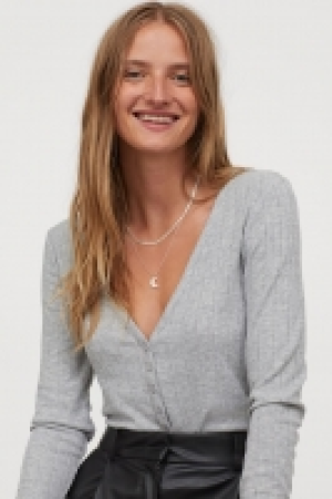Rib-knit cardigan 6.00 €