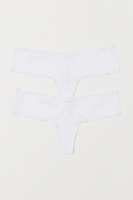 HM  2-pack lace thong briefs