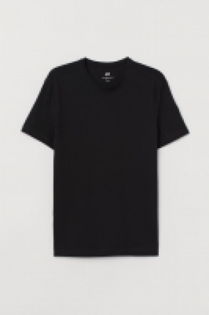 HM  Cotton piqué T-shirt Slim Fit