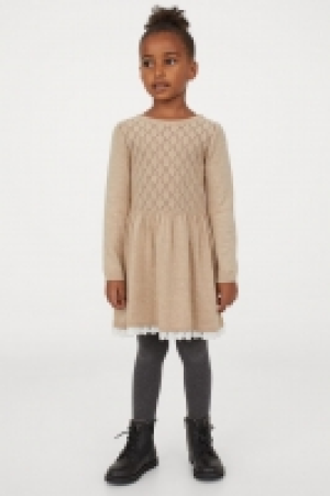Lace-trimmed knitted dress 7.00 €