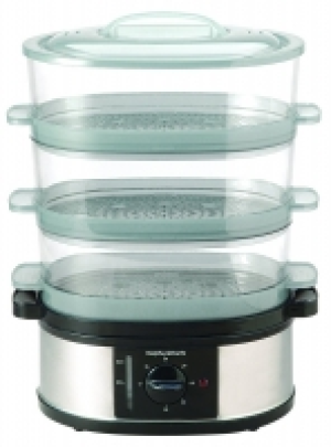 Joyces  Morphy Richards 3 Tier Steamer 48755