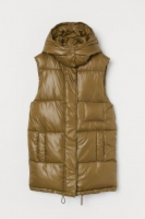 HM  Long hooded gilet