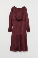 HM  Silk boat-neck dress