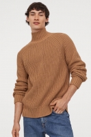 HM  Collared ribbed jumper