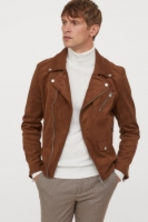 Imitation suede biker jacket 45.00 €