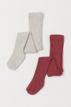 2-pack ribbed tights 7.99 €