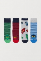 HM  4-pack patterned socks