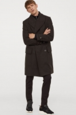 HM  Double-breasted wool-mix coat