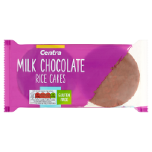 Centra  Centra Milk Chocolate Rice Cakes 100g