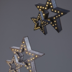 Kirkton House Wooden Stars 2 Pack