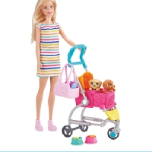 Barbie® Stroll N Play Pups Play Set