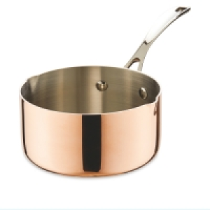 Small Copper Milk Pan 14cm