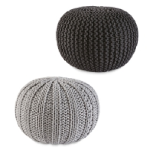 Kirkton House Knitted Pouffe