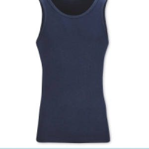 Mens Navy Thermal Tank Top