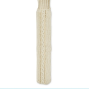 Long Cream Hot Water Bottle