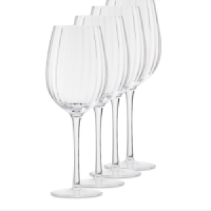 Crystalline Clear Wine Glass 4 Pack