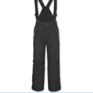 Crane Kids Black Ski Salopettes