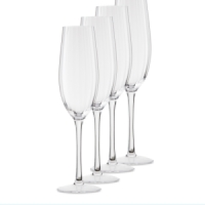 Crystalline Clear Flute 4 Pack