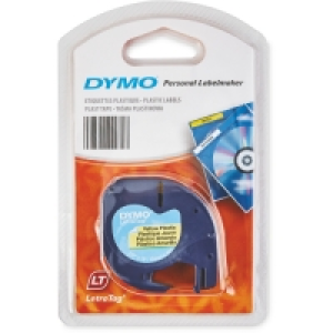 DYMO Yellow Plastic Labels