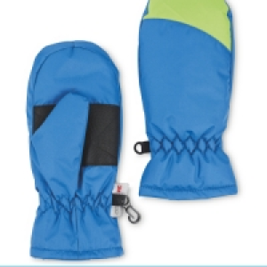 Crane Kids Blue Mittens