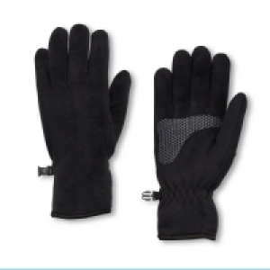 Crane Black Fleece Gloves