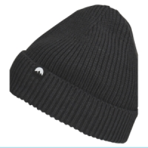 Adults Black Fleece Lined Beanie