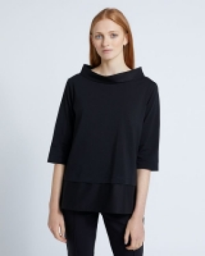Carolyn Donnelly The Edit Black Funnel Neck Top 10.00 €