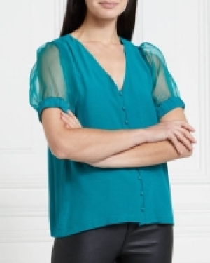 Gallery Organza Sleeve Top 1.00 €