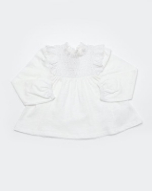 Girls Smocked Long-Sleeved Top (2-10 years)