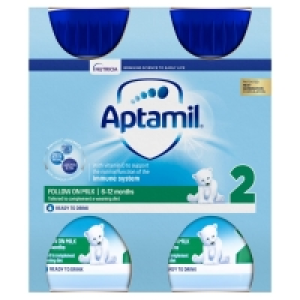 Aptamil Follow On Milk 4 Pack 3.00 €