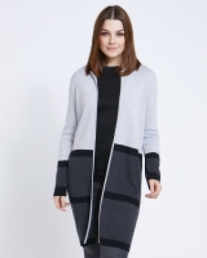 Paul Costelloe Living Studio Grey Colour Block Hem Cardigan 45.00 €