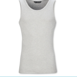 Mens Grey Thermal Tank Top