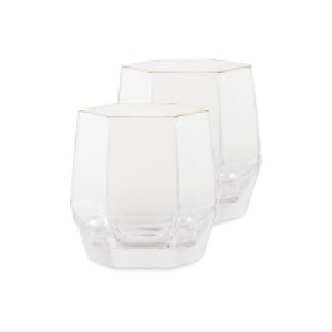 Root7 Geometric Glasses 2 Piece Set