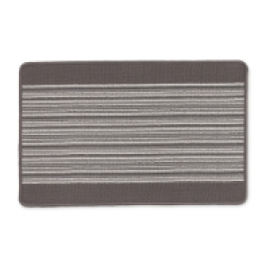 Grey Barcode Washable Kitchen Mat