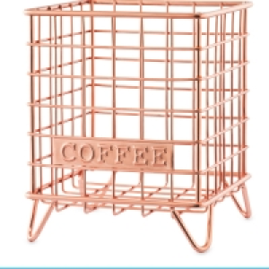 Rose Gold Coffee Mini Wire Storage