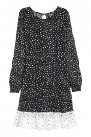 HM  Patterned chiffon dress