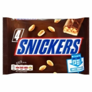 Snickers Bars 4 Pack 166.8g