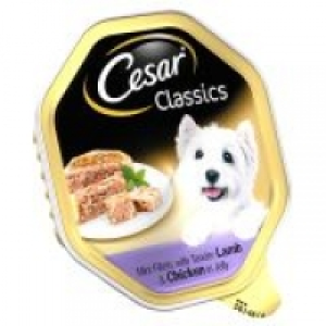 CESAR Classics Dog Tray with Lamb and Chicken in Jelly 2.50 €