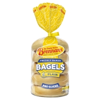SuperValu  Brennans Gourmet Plain Bagel 5 Pack