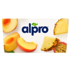 Alpro Yofu Soya Yogurt Peach & Tropical 4 Pack 2.00&nbsp;&euro;