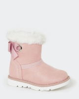 Dunnes Stores  Baby Girls Faux Fur Boots